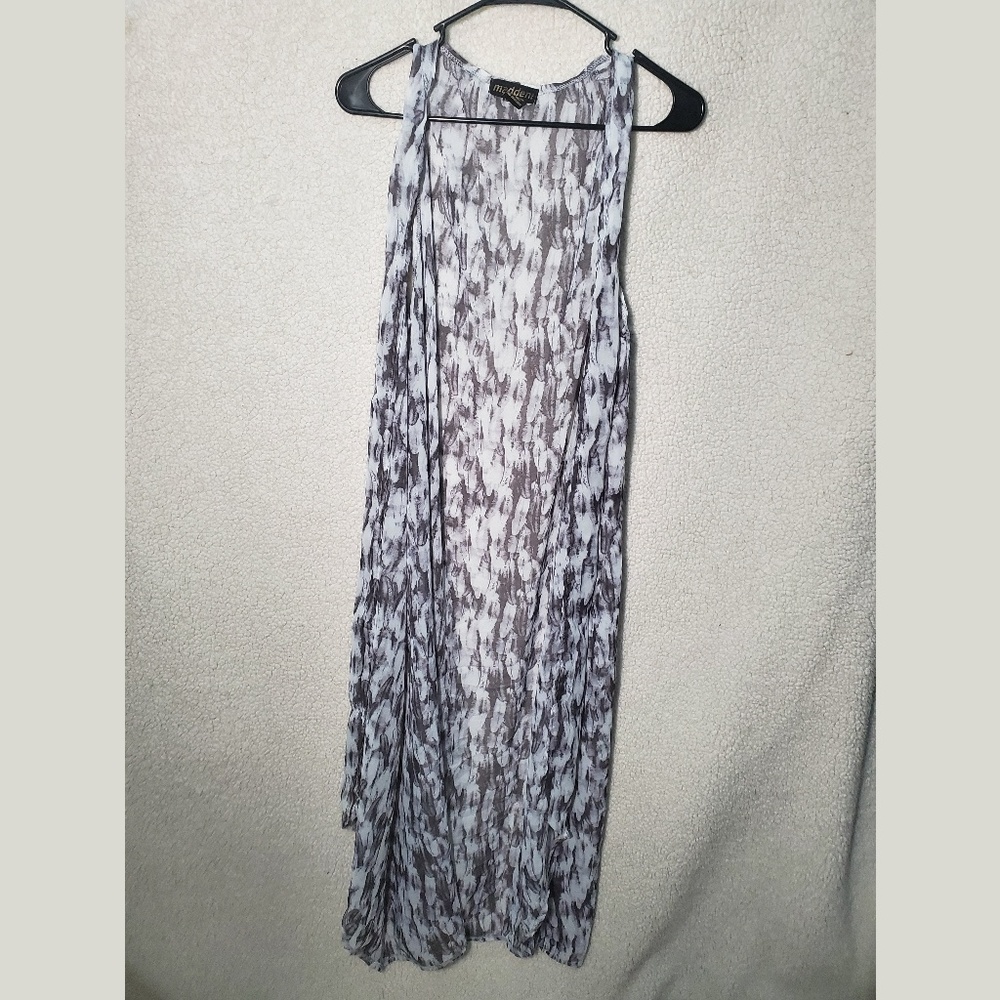 Madden NYC shall floor length vest